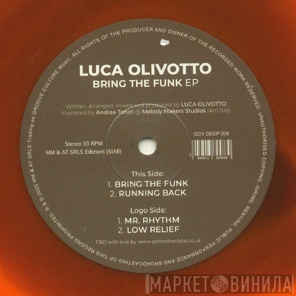Luca Olivotto - Bring The Funk EP