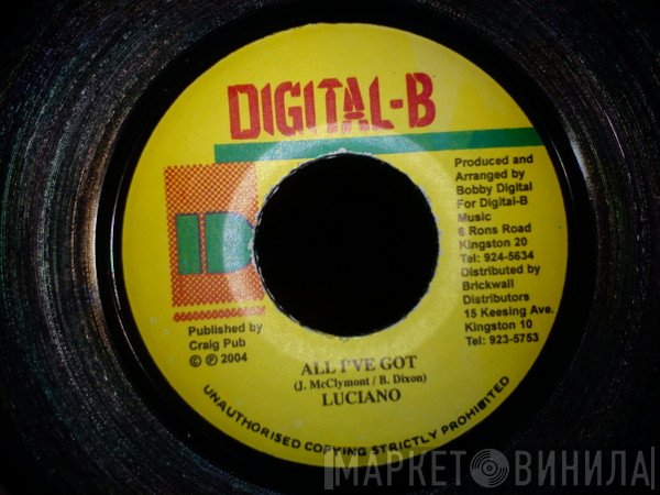 Luciano , Jamelody - All I've Got / Be Prepaired