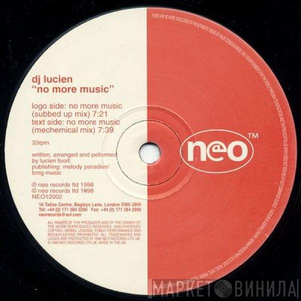 Lucien Foort - No More Music