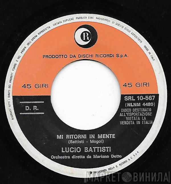 Lucio Battisti  - Mi Ritorni In Mente