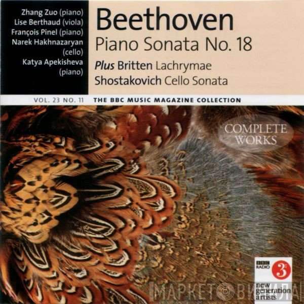 Ludwig van Beethoven, Dmitri Shostakovich, Benjamin Britten - Piano Sonata No. 18 / Lachrymae / Cello Sonata