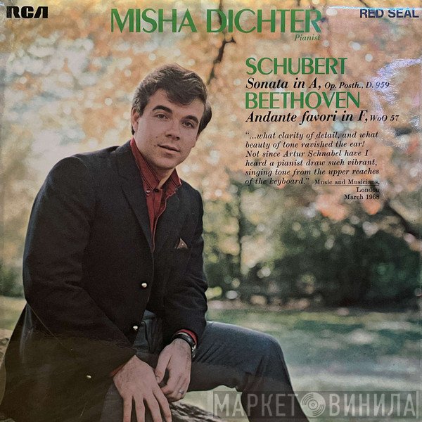 Ludwig van Beethoven, Franz Schubert, Misha Dichter - Sonata In A / Andante Favori In F