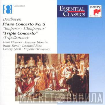 Ludwig van Beethoven, Isaac Stern, George Szell, Eugene Ormandy, Leon Fleisher, Eugene Istomin, Leonard Rose - Piano Concerto No. 5 "Emperor = L' Empereur" / "Triple Concerto = Tripelkonzert"