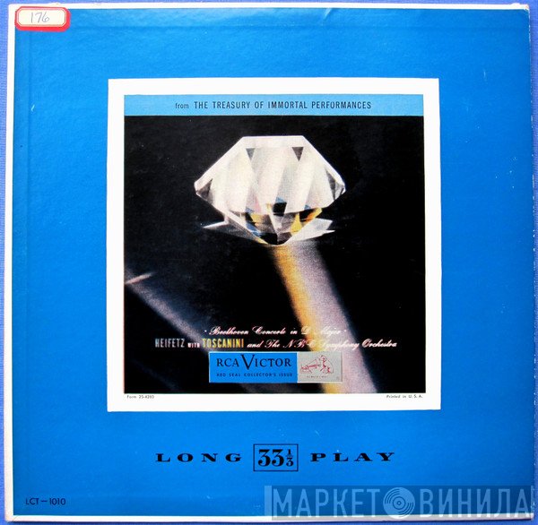 Ludwig van Beethoven / Jascha Heifetz With Arturo Toscanini And NBC Symphony Orchestra  - Concerto In D Major