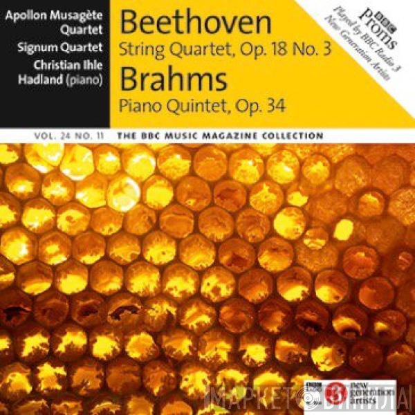 Ludwig van Beethoven, Johannes Brahms, Christian Ihle Hadland, Apollon Musagète Quartet, Signum Quartett - String Quartet, Op.18 No.3 / Piano Quintet, Op.34