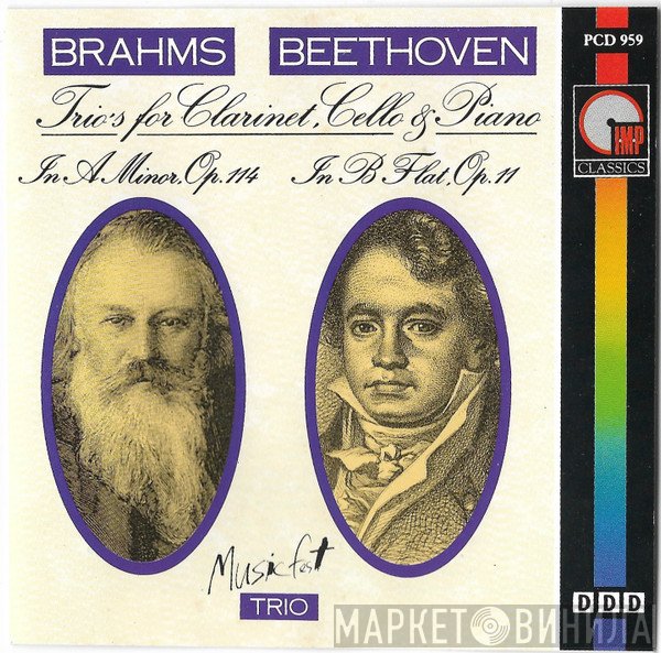 Ludwig van Beethoven, Johannes Brahms - Trio's For Clarinet, Cello & Piano: In A Minor, Op. 114 / In B Flat, Op. 11