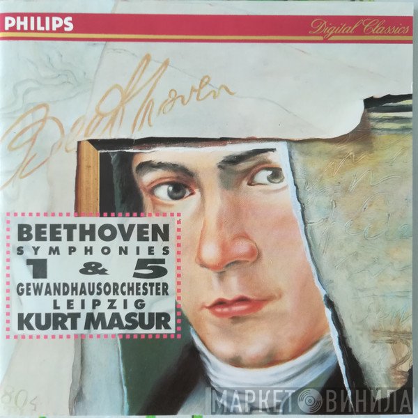 Ludwig van Beethoven / Kurt Masur, Gewandhausorchester Leipzig  - Symphonies 1 & 5