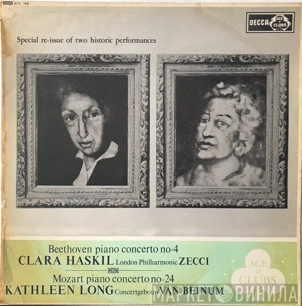 Ludwig van Beethoven, Wolfgang Amadeus Mozart, Clara Haskil, Kathleen Long - Piano Concerto No・4 / Piano Concerto No・24