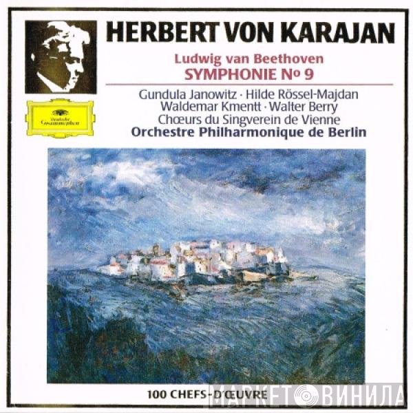 Ludwig van Beethoven, Berliner Philharmoniker, Herbert von Karajan, Hilde Rössel-Majdan, Walter Berry, Waldemar Kmentt, Wiener Singverein, Gundula Janowitz - Symphonie N° 9
