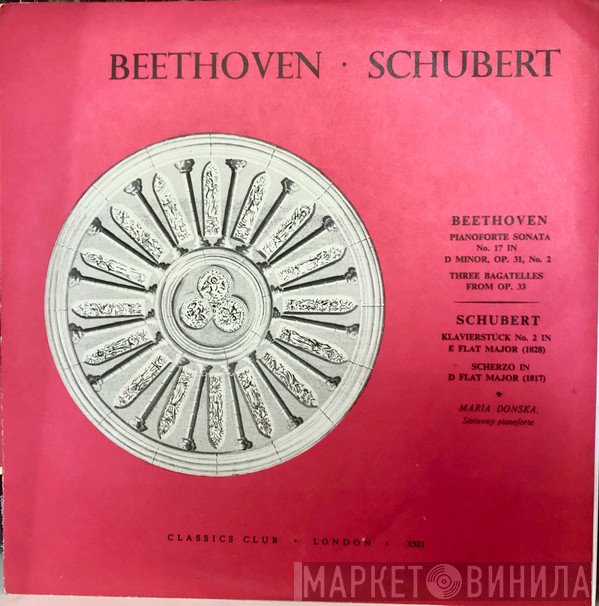 Ludwig van Beethoven, Franz Schubert, Maria Donska - Beethoven • Schubert