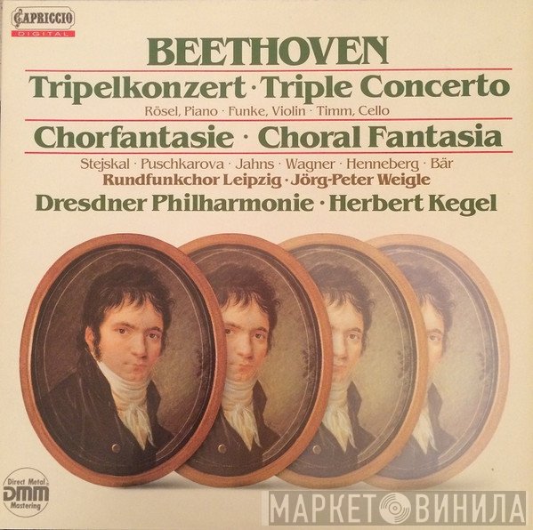 Ludwig van Beethoven, Herbert Kegel, Peter Rösel, Dresdner Philharmonie, Christian Funke , Jürnjakob Timm - Tripelkonzert - Chorfantasie