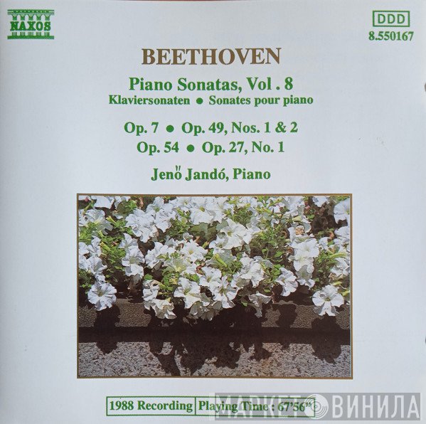 Ludwig van Beethoven, Jenö Jandó - Piano Sonatas, Vol. 8