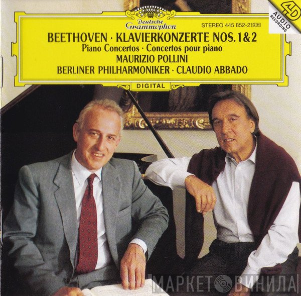 Ludwig van Beethoven, Maurizio Pollini, Berliner Philharmoniker • Claudio Abbado  - Klavierkonzerte Nos. 1 & 2 = The Piano Concertos = Les Concertos Pour Piano