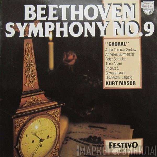 Ludwig van Beethoven, Peter Schreier, Rundfunkchor Leipzig, Kurt Masur, Gewandhausorchester Leipzig, Theo Adam, Annelies Burmeister, Anna Tomowa-Sintow - Symphony No. 9 "Choral"