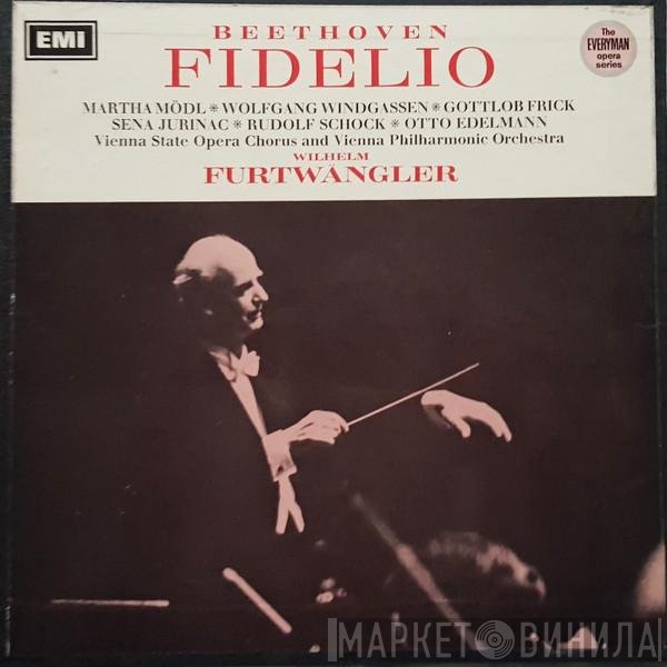 Ludwig van Beethoven, Rudolf Schock, Otto Edelmann, Sena Jurinac, Wilhelm Furtwängler, Wolfgang Windgassen, Gottlob Frick, Martha Mödl - Fidelio
