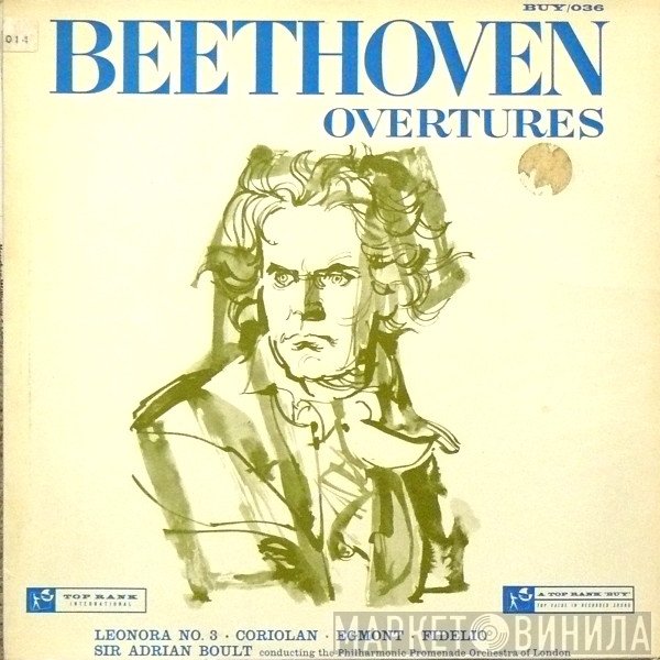 Ludwig van Beethoven - Sir Adrian Boult Conducting The Philharmonic Promenade Orchestra  - Beethoven Overtures
