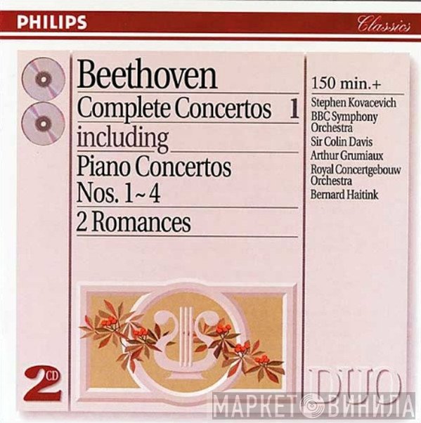 Ludwig van Beethoven - Stephen Bishop-Kovacevich, BBC Symphony Orchestra, Sir Colin Davis, Arthur Grumiaux, Concertgebouworkest, Bernard Haitink  - Complete Concertos I