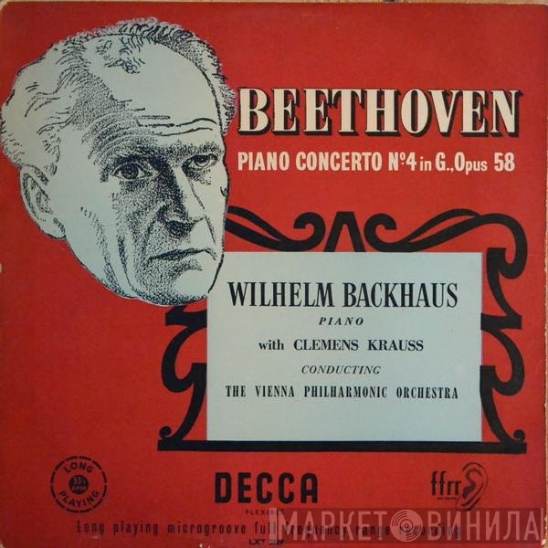 Ludwig van Beethoven, Wilhelm Backhaus, Wiener Philharmoniker, Clemens Krauss - Piano Concerto Nº.4 In G Major, Opus 58
