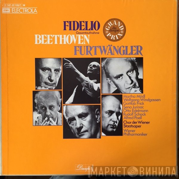 Ludwig van Beethoven, Wilhelm Furtwängler, Martha Mödl · Sena Jurinac · Wolfgang Windgassen · Otto Edelmann · Gottlob Frick · Rudolf Schock  - Fidelio