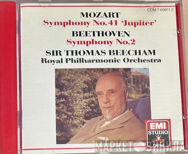 Ludwig van Beethoven, Wolfgang Amadeus Mozart, The Royal Philharmonic Orchestra, Sir Thomas Beecham - Mozart Symphony No. 41 'Jupiter, Beethoven Symphony No. 2