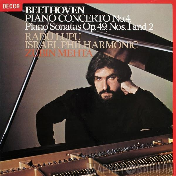 Ludwig van Beethoven, Zubin Mehta, Radu Lupu, Israel Philharmonic Orchestra - Piano Concerto No. 4, Piano Sonatas Op. 49, Nos. 1 And 2
