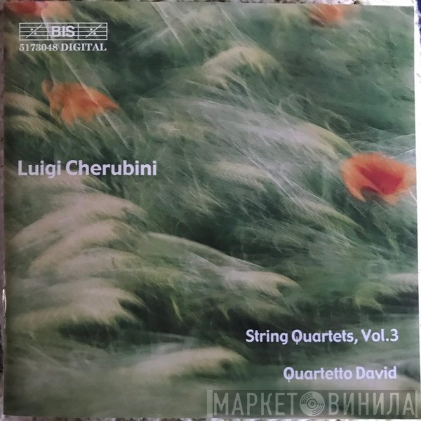 Luigi Cherubini, Quartetto David  - String Quartets, Vol.3