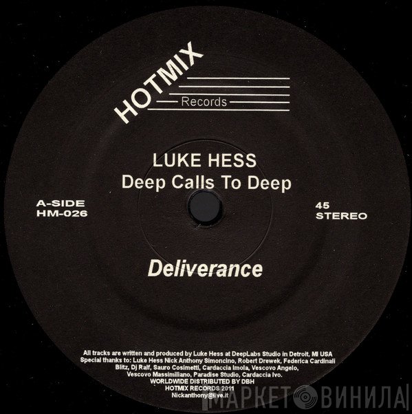 Luke Hess - Deep Calls To Deep