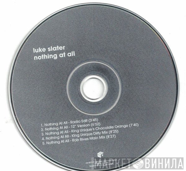 Luke Slater  - Nothing At All