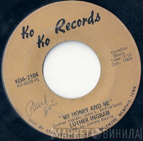 Luther Ingram - My Honey And Me / I Can't Stop