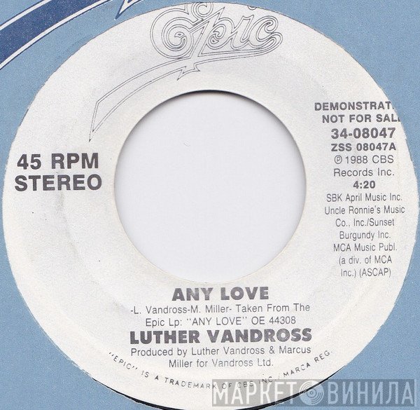 Luther Vandross - Any Love