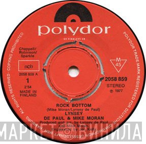 Lynsey De Paul, Mike Moran  - Rock Bottom