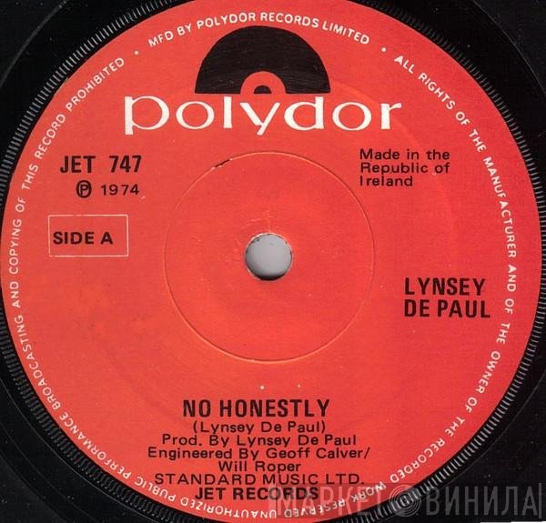 Lynsey De Paul  - No Honestly