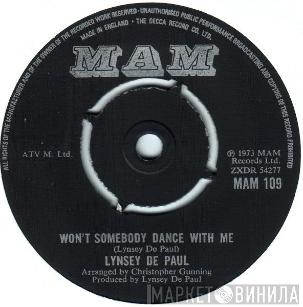 Lynsey De Paul - Won't Somebody Dance With Me