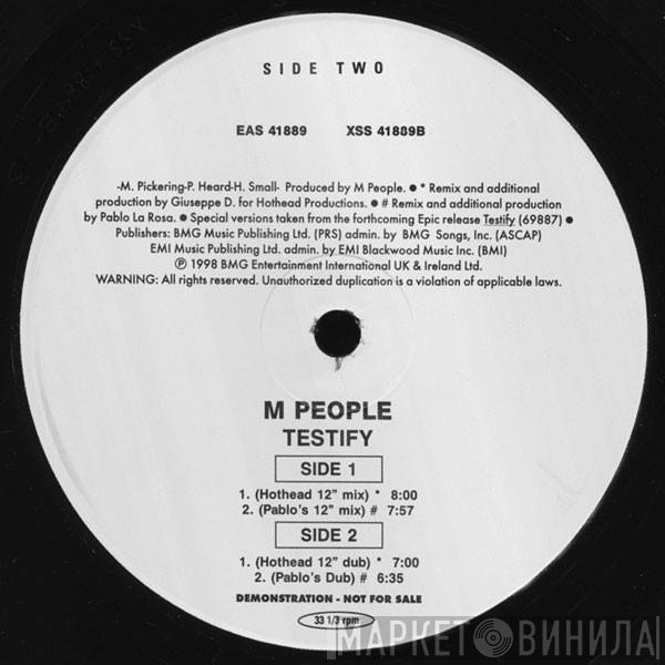 M People  - Testify