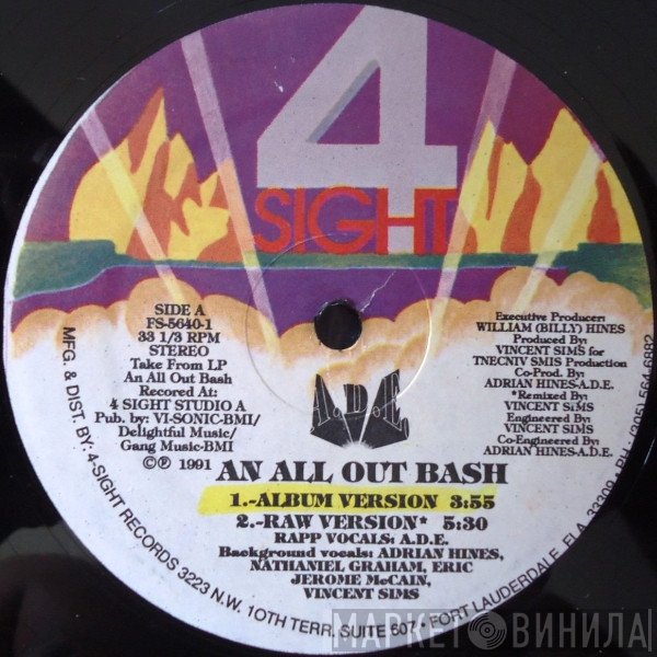 MC ADE - An All Out Bash