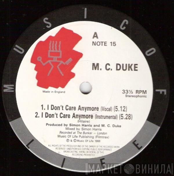MC Duke - I Don't Care Anymore / Free