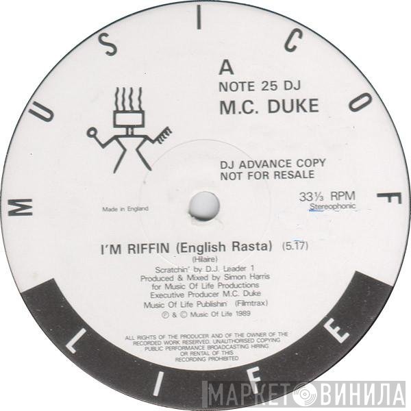 MC Duke  - I'm Riffin' (English Rasta)