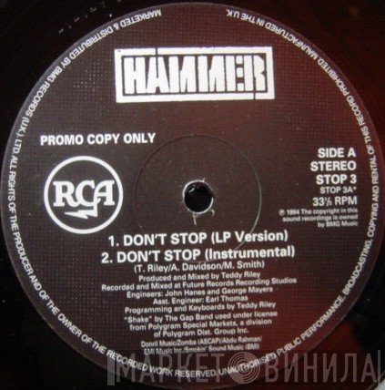 MC Hammer - Don't Stop