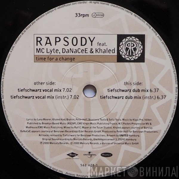 MC Lyte, Danacee, Khaled, The Rapsody - Time For A Change
