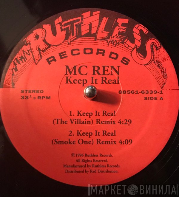 MC Ren  - Keep It Real
