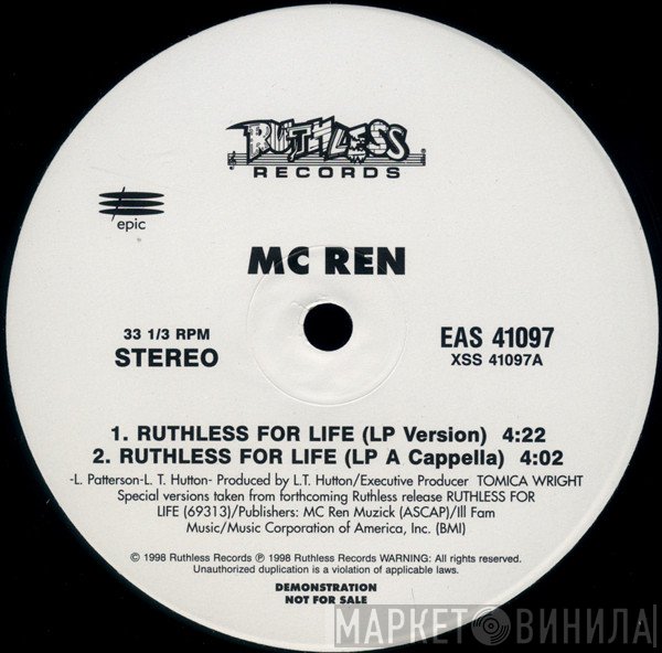 MC Ren - Ruthless For Life