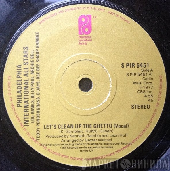 MFSB, Philadelphia International All Stars - Let's Clean Up The Ghetto