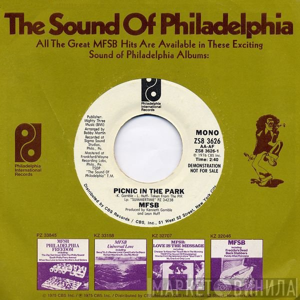 MFSB - Picnic In The Park