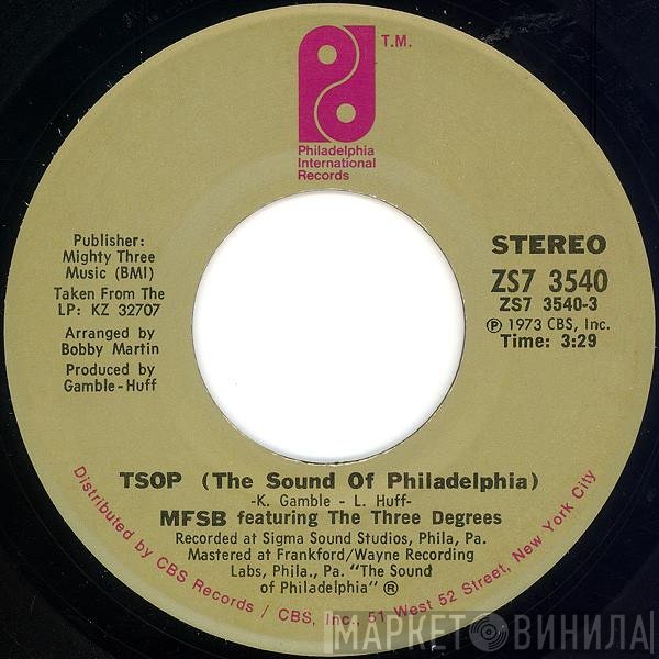 MFSB, The Three Degrees - TSOP (The Sound Of Philadelphia)