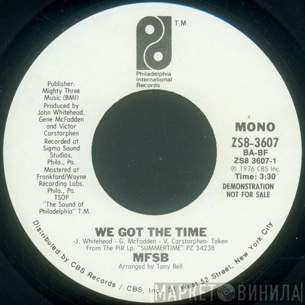 MFSB - We Got The Time