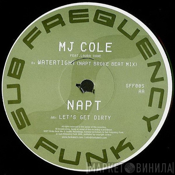 MJ Cole, Napt, Laura Vane - Watertight (NAPT Broke Beat Mix) / Let's Get Dirty