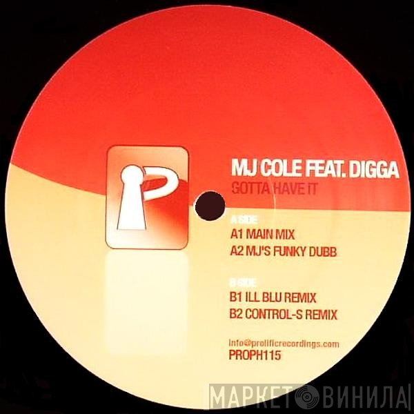 MJ Cole Feat. Digga  - Gotta Have It