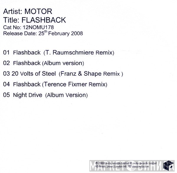 MOTOR   - Flashback