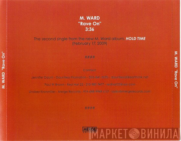M. Ward  - Rave On