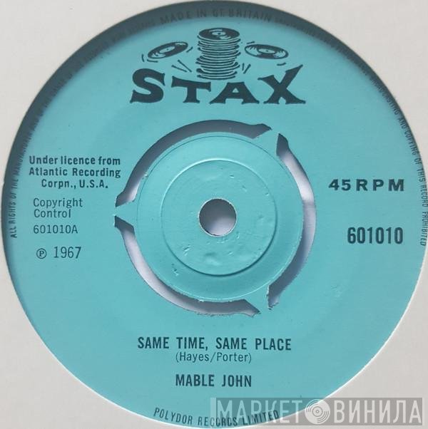 Mable John  - Same Time, Same Place
